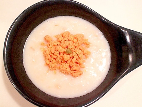 【合わせ出汁で簡単】麦ごはんのミルク粥(全粥)